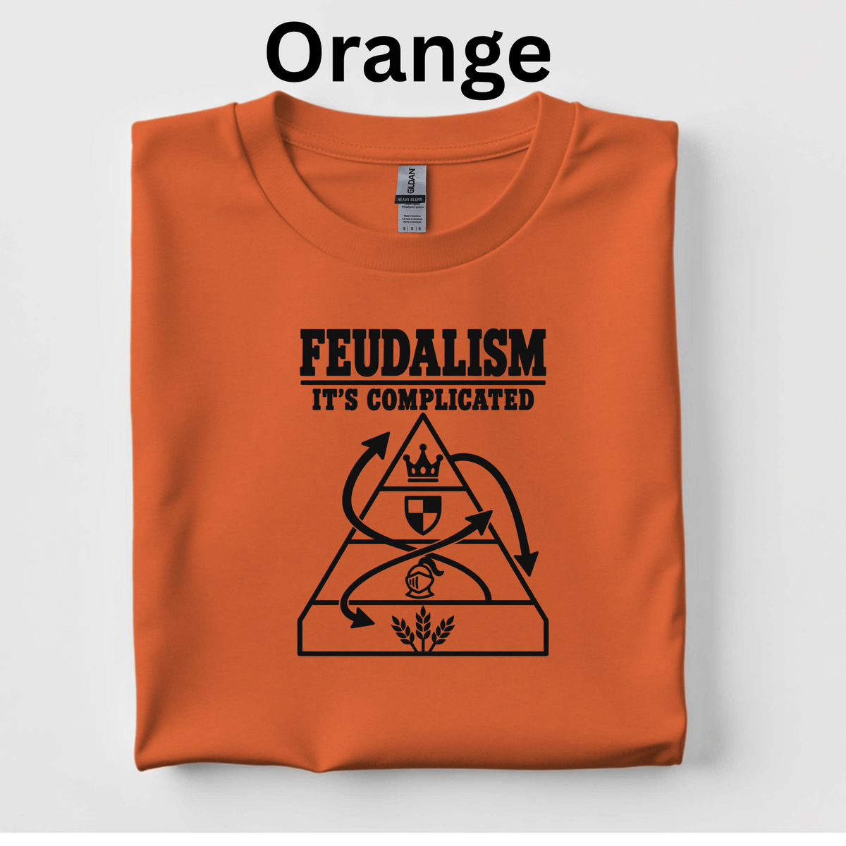 Feudalism: It's Complicated Shirt – Funny Middle Ages Teacher Shirt, Feudal System Unit Gift