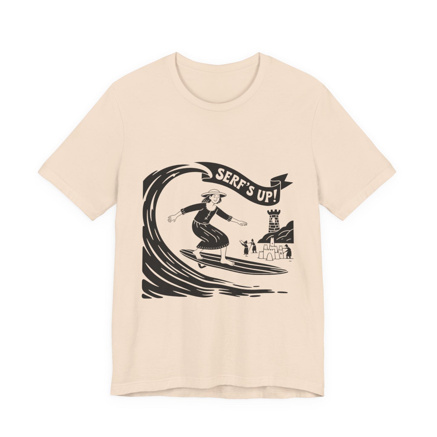 Surf's Up Unisex Tee - Perfect for Beach Days, Summer Parties, Surfing Enthusiasts, Casual Outings, Vacation Vibes