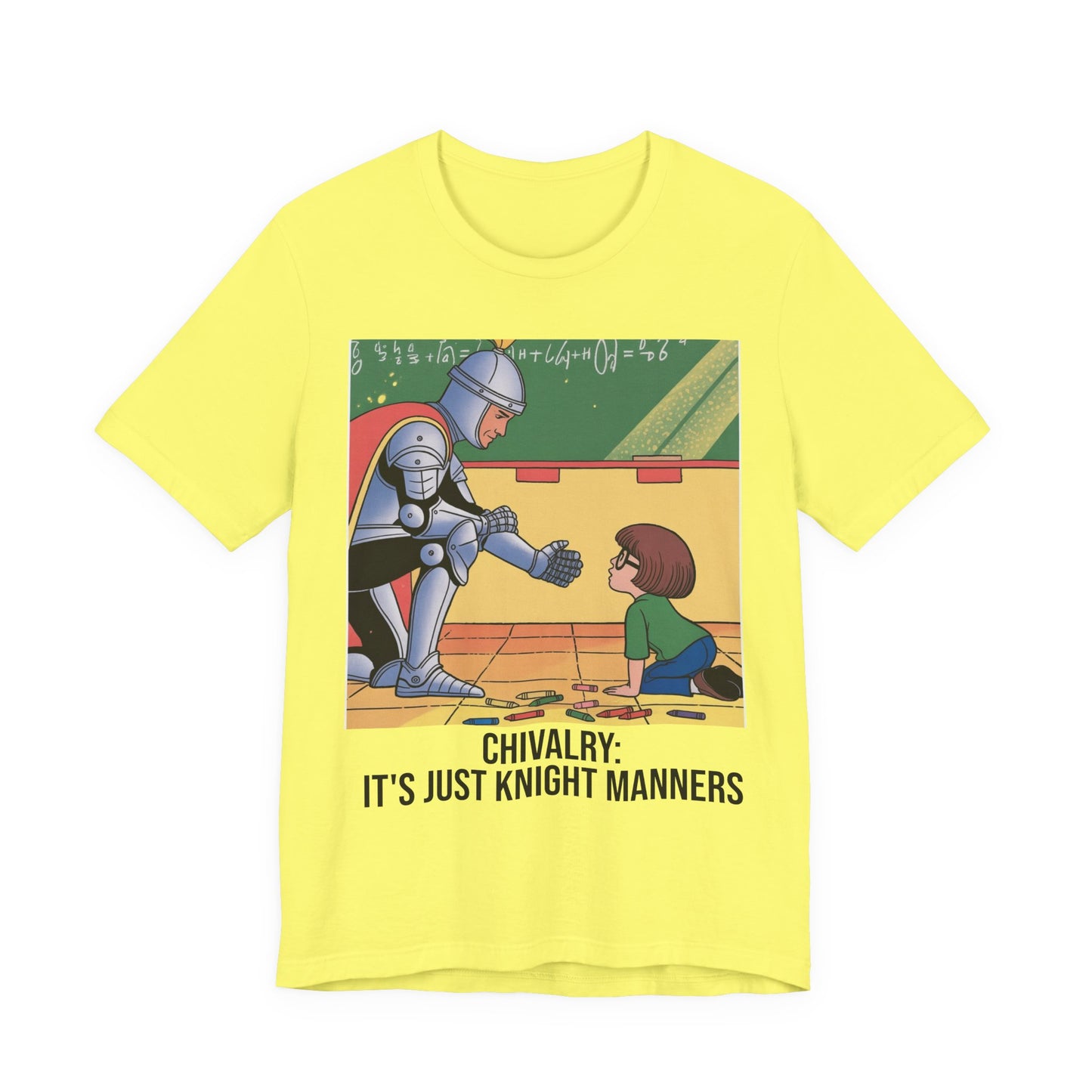Chivalry Knight T-Shirt, Fun Graphic Tee, Unisex Casual Top, Gift for Gamers, Unique Humor Apparel, Funny Outfit for Friends