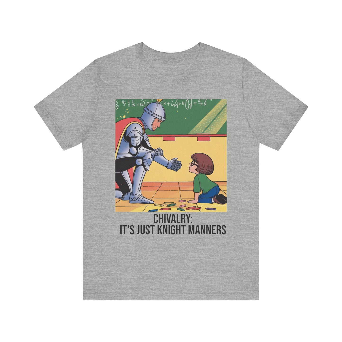 Chivalry Knight T-Shirt, Fun Graphic Tee, Unisex Casual Top, Gift for Gamers, Unique Humor Apparel, Funny Outfit for Friends