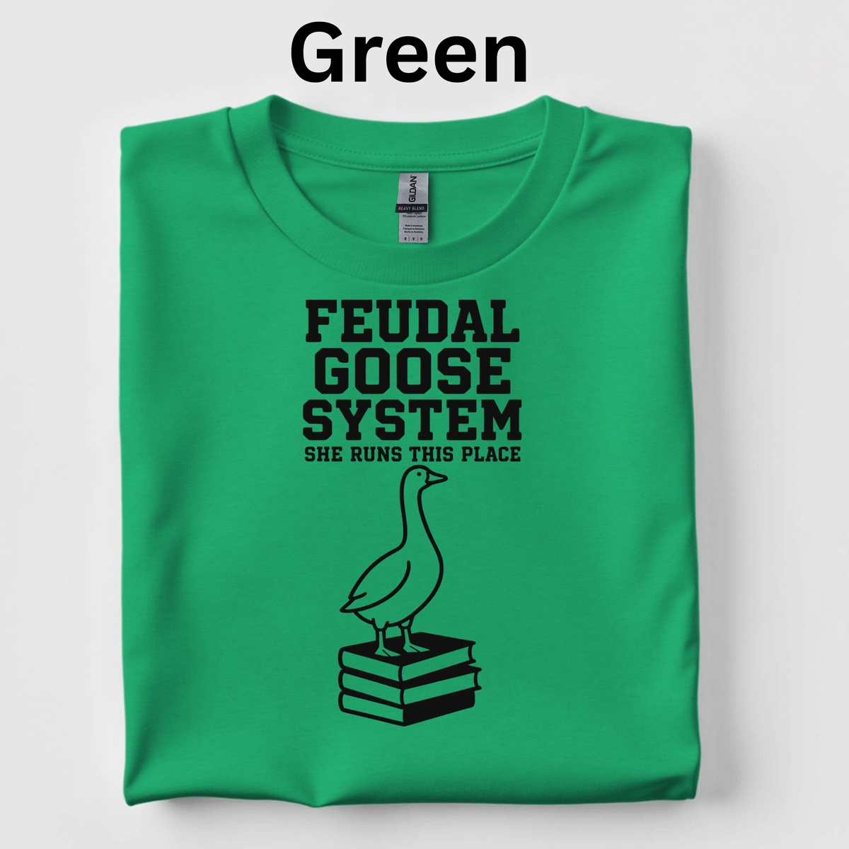 Feudal Goose System Teacher Shirt | Funny Medieval Goose T-Shirt | Feudalism History Classroom Tee