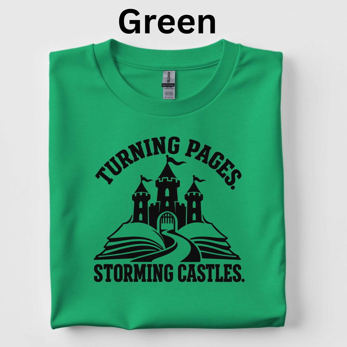 Turning Pages, Storming Castles T-Shirt – CKLA Grade 4 Middle Ages Teacher Tee