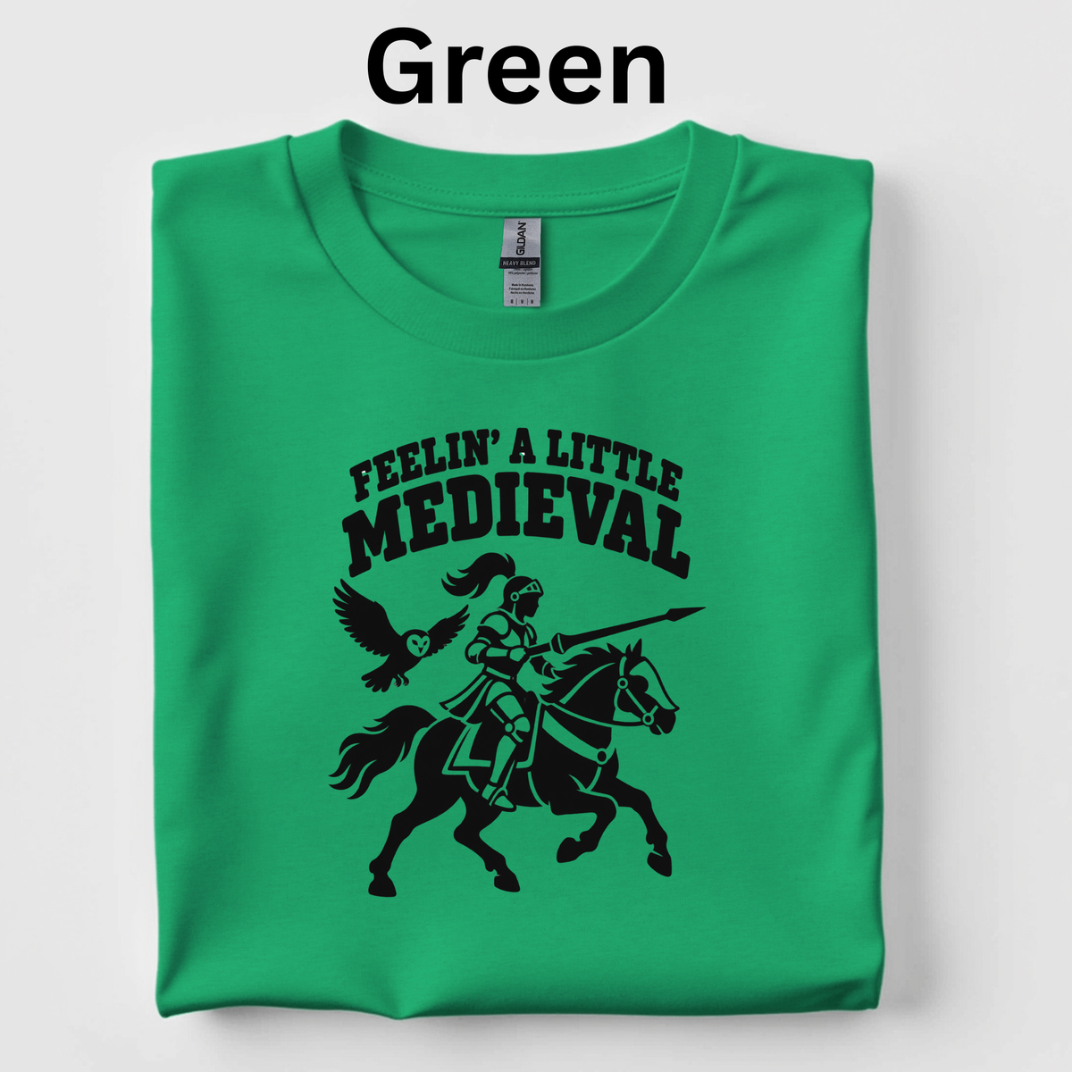 Feelin’ a Little Medieval Teacher Shirt | Humorous Knight T-Shirt | Middle Ages History Classroom Tee
