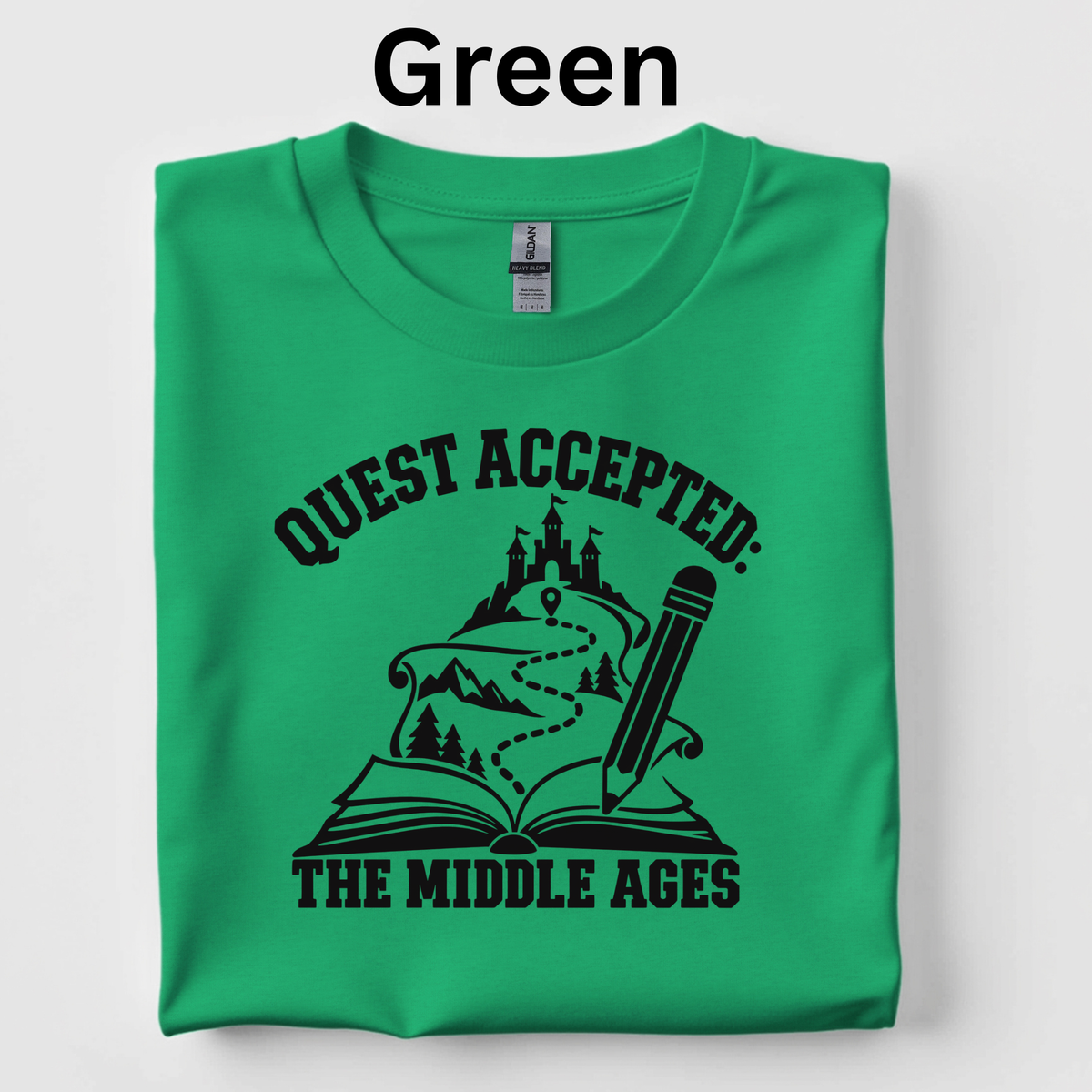 Quest Accepted: The Middle Ages T-Shirt – CKLA Grade 4 Teacher Tee