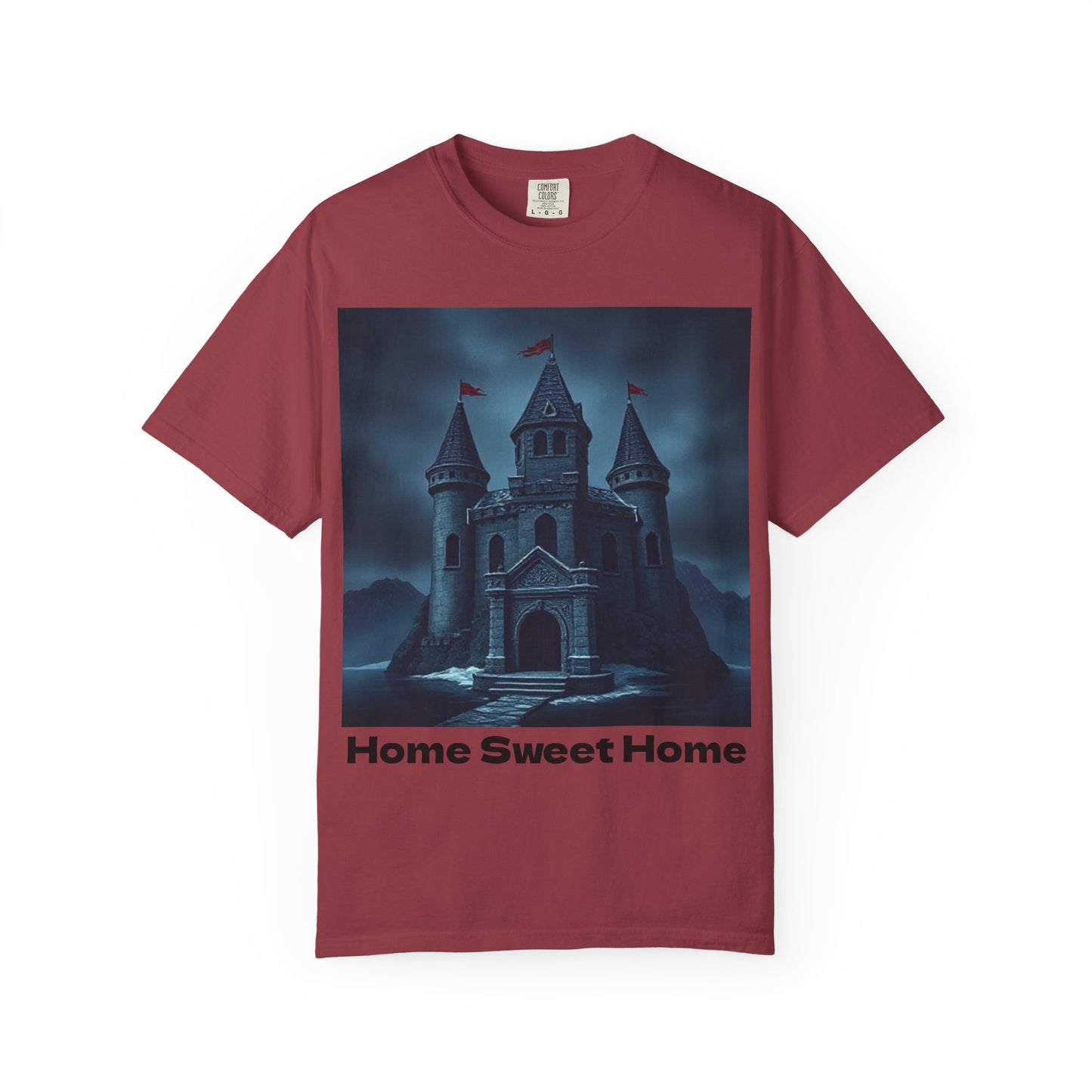 Home Sweet Home Castle T-Shirt | Cozy Unisex Tee | Fantasy Lover Gift, Housewarming Shirt, Casual Wear, Family Reunion