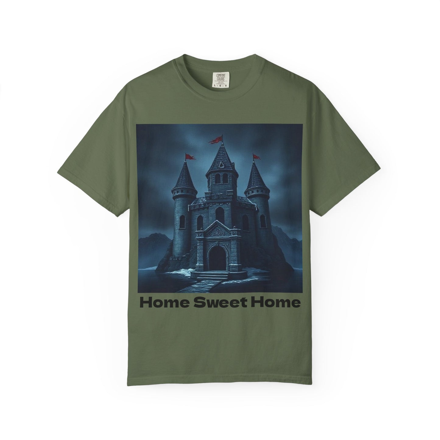 Home Sweet Home Castle T-Shirt | Cozy Unisex Tee | Fantasy Lover Gift, Housewarming Shirt, Casual Wear, Family Reunion