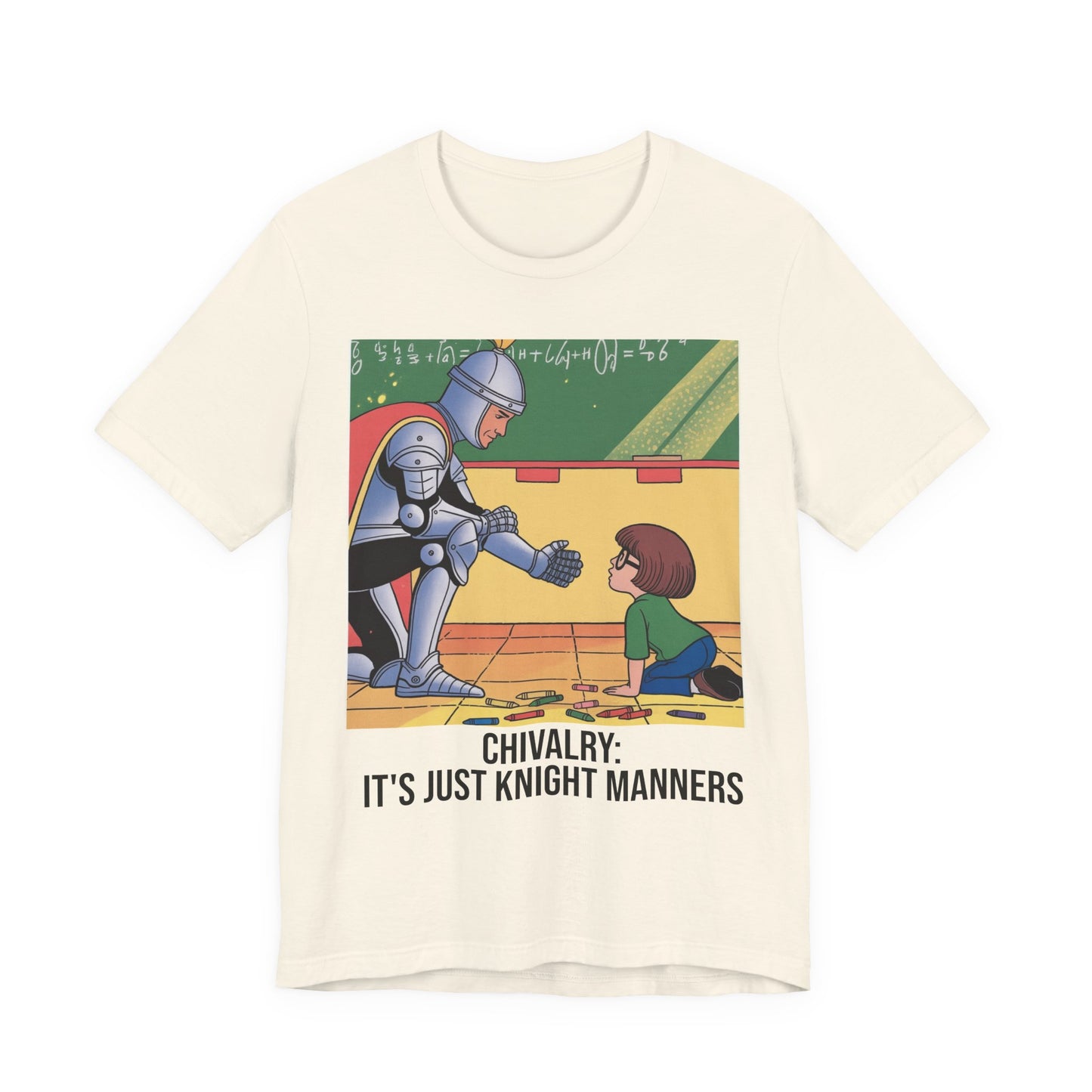 Chivalry Knight T-Shirt, Fun Graphic Tee, Unisex Casual Top, Gift for Gamers, Unique Humor Apparel, Funny Outfit for Friends
