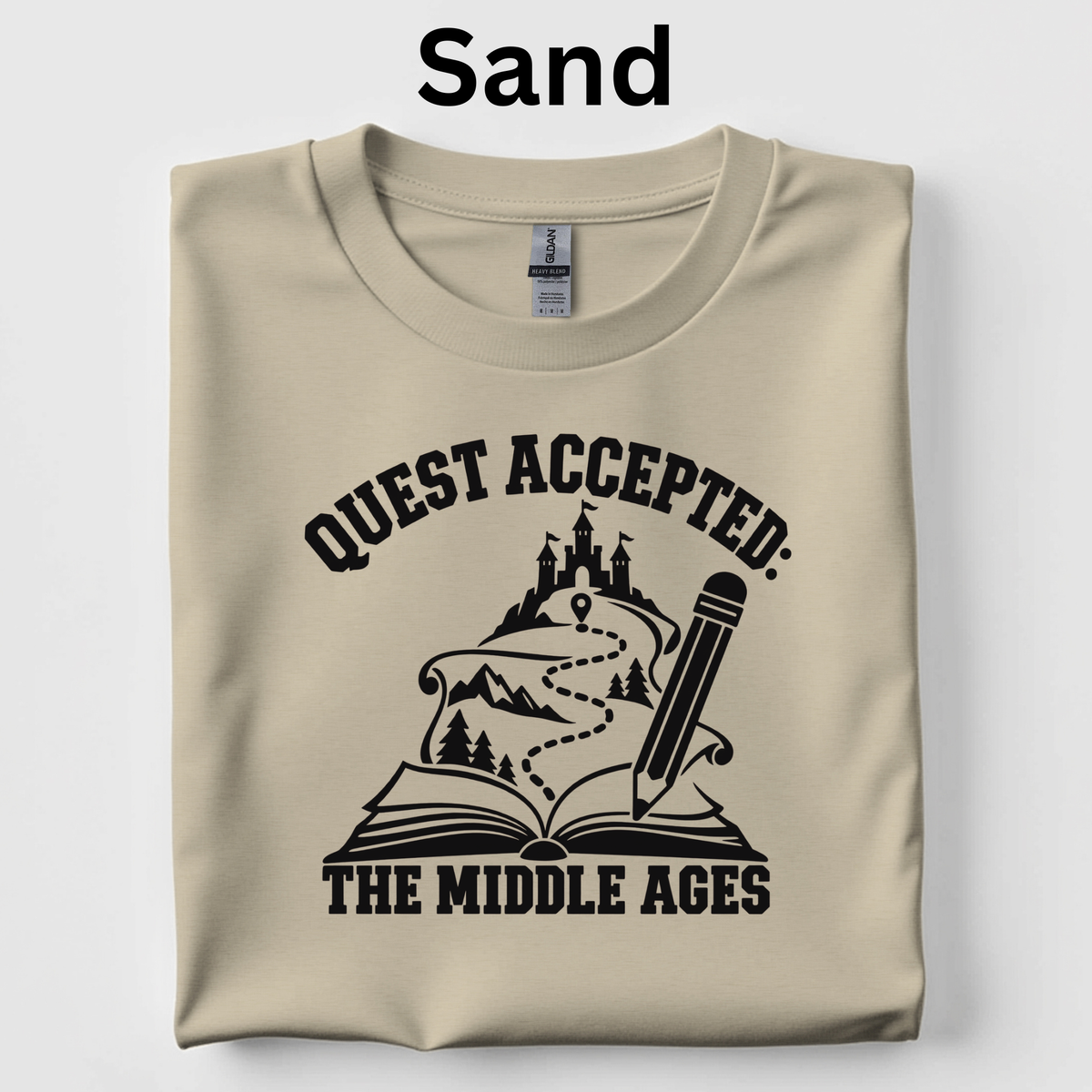 Quest Accepted: The Middle Ages T-Shirt – CKLA Grade 4 Teacher Tee