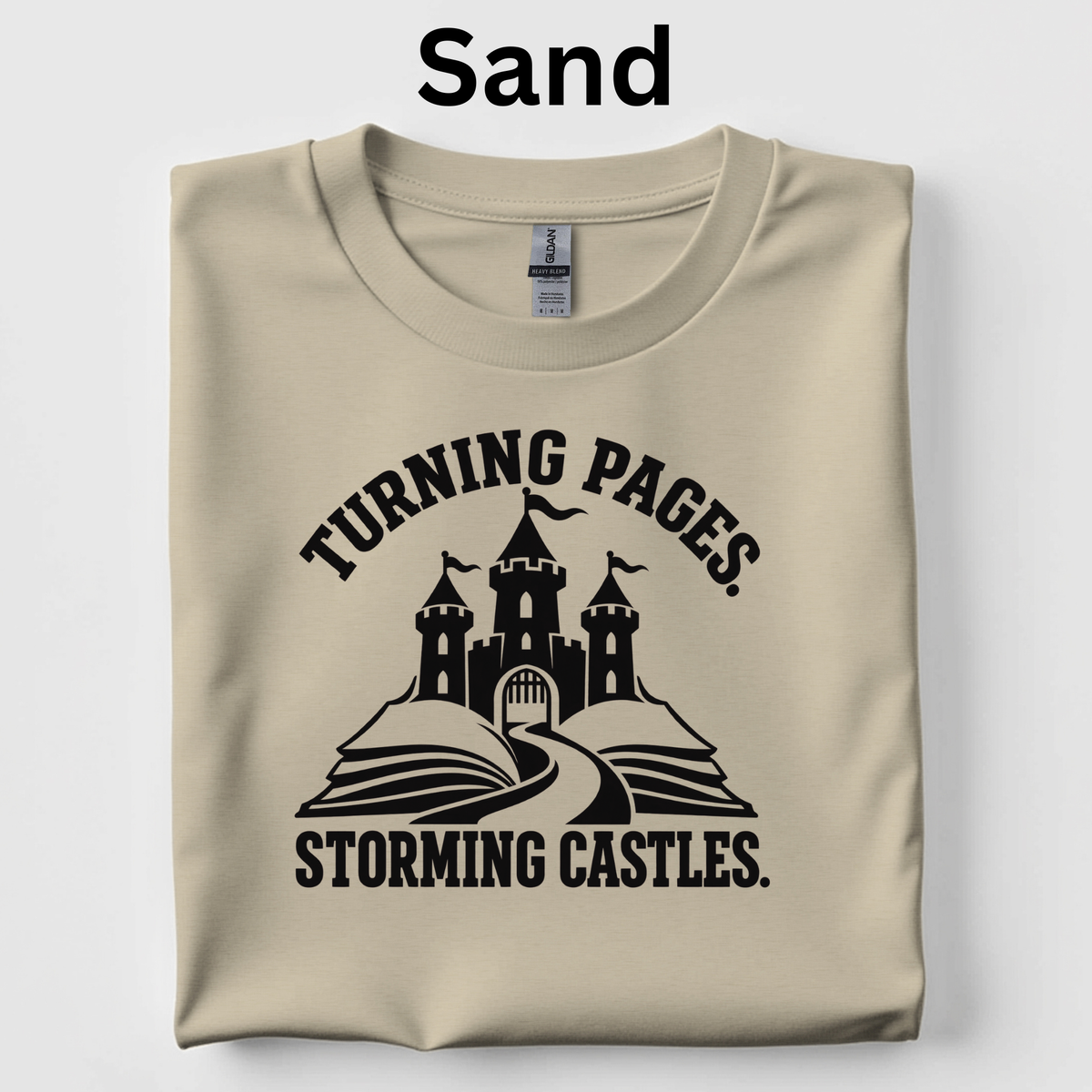 Turning Pages, Storming Castles T-Shirt – CKLA Grade 4 Middle Ages Teacher Tee