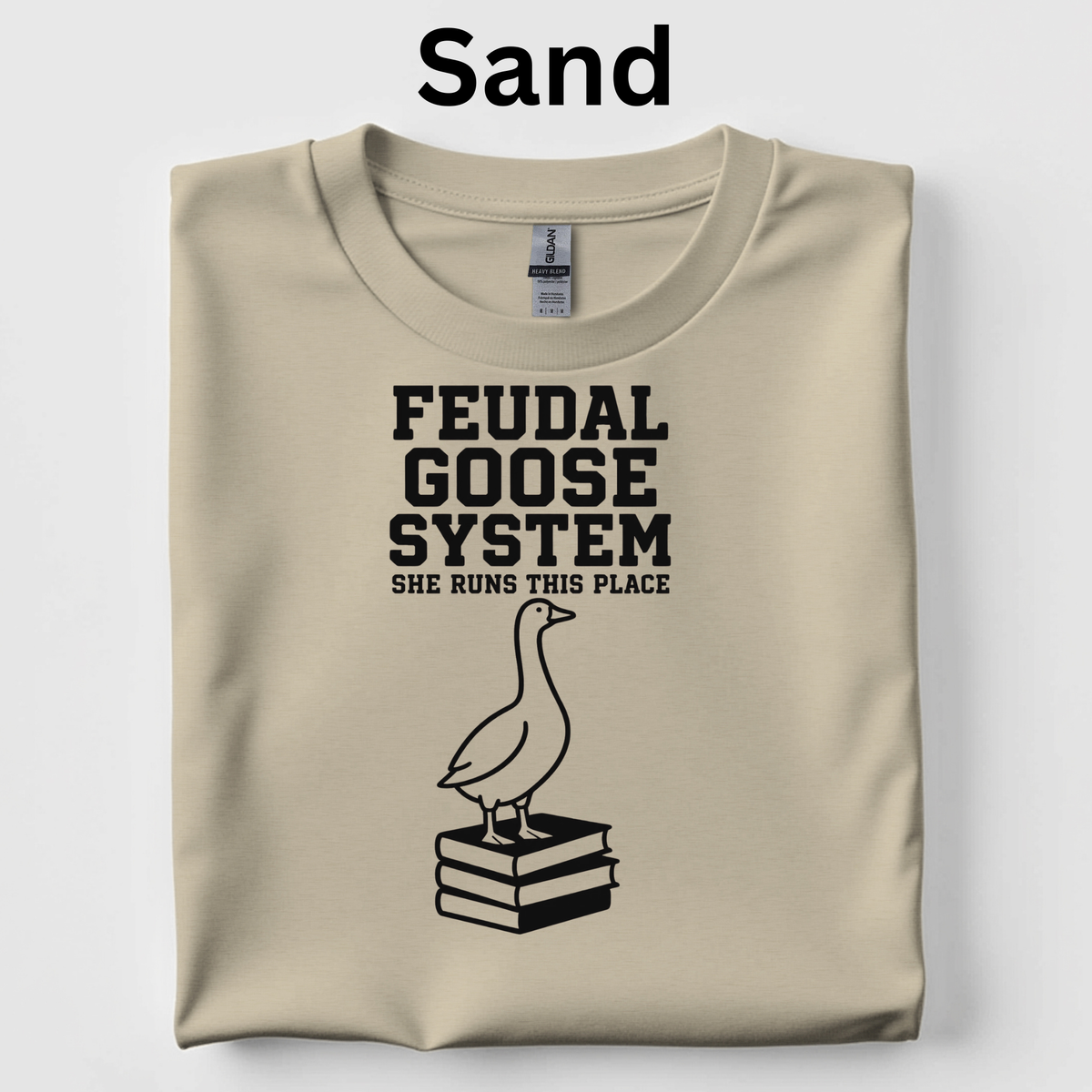 Feudal Goose System Teacher Shirt | Funny Medieval Goose T-Shirt | Feudalism History Classroom Tee