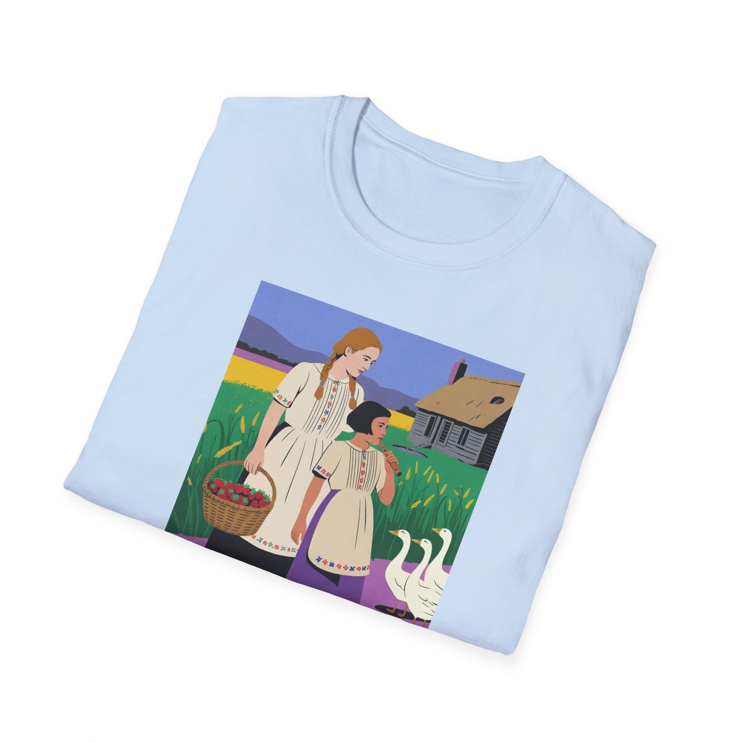 Farm Family T-Shirt, Unisex Softstyle Tee, Country Life Apparel, Gift for Farmers, Casual Wear, Family Gathering Outfit