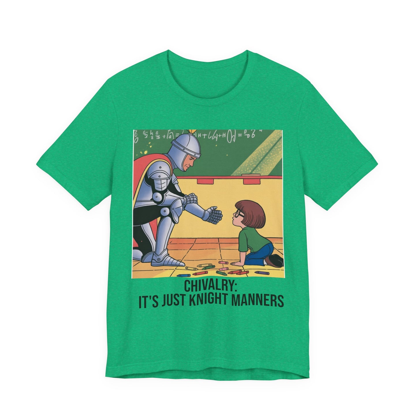 Chivalry Knight T-Shirt, Fun Graphic Tee, Unisex Casual Top, Gift for Gamers, Unique Humor Apparel, Funny Outfit for Friends