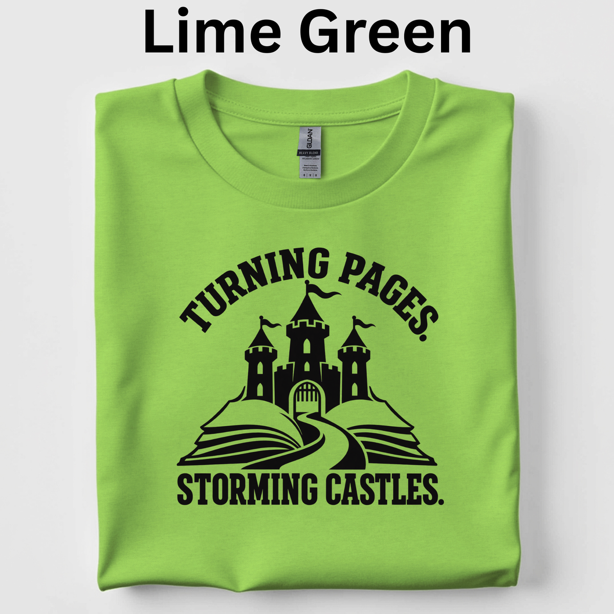 Turning Pages, Storming Castles T-Shirt – CKLA Grade 4 Middle Ages Teacher Tee