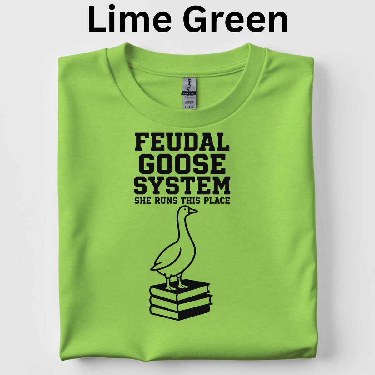 Feudal Goose System Teacher Shirt | Funny Medieval Goose T-Shirt | Feudalism History Classroom Tee