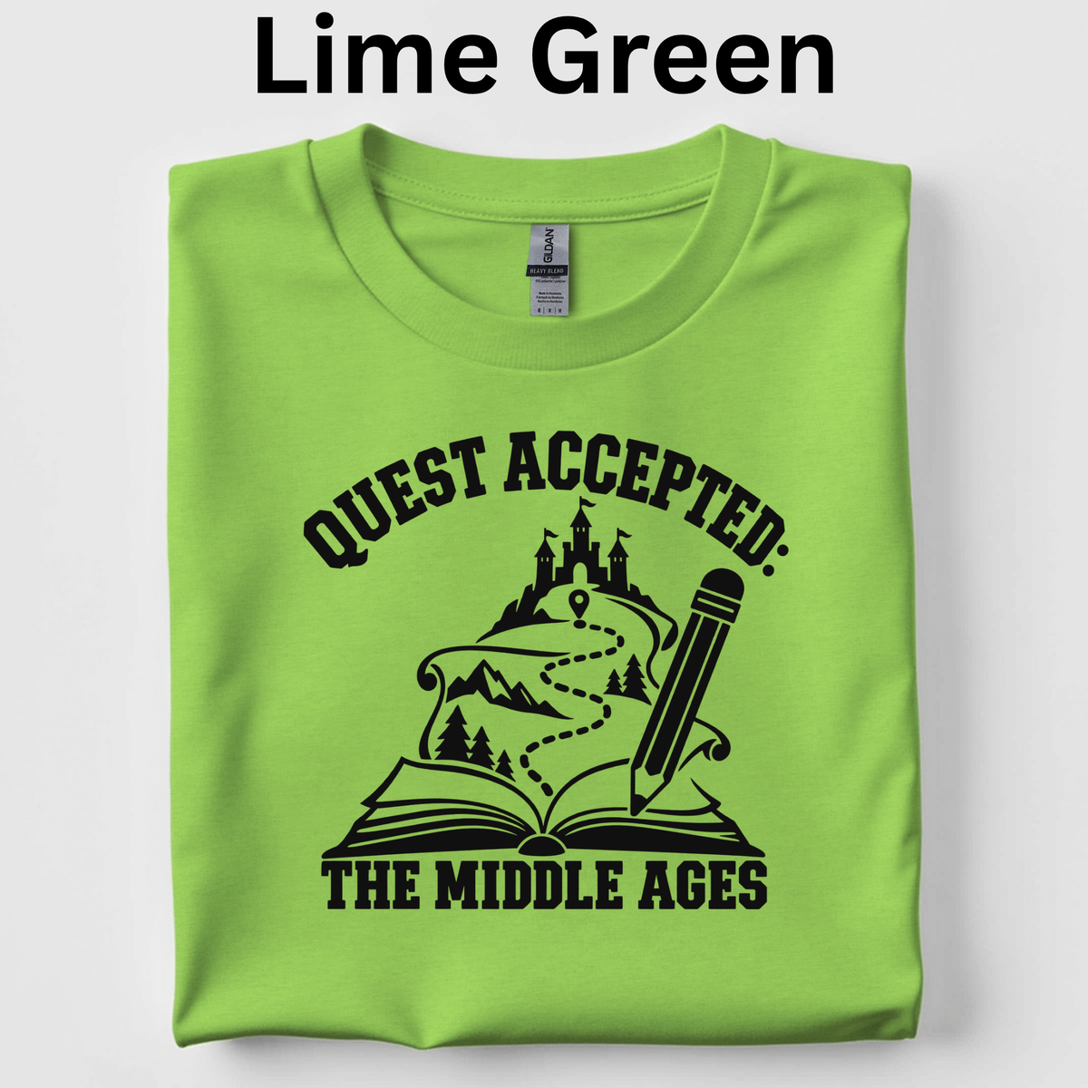 Quest Accepted: The Middle Ages T-Shirt – CKLA Grade 4 Teacher Tee